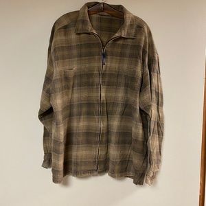 Vintage men’s shirt with zipper
